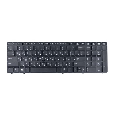 Клавиатура для ноутбука HP ProBook 6560b c Trackpoint черная рамка p/n: 641179-251, 641180-251