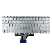 Клавиатура для HP 15-eu с подсветкой Серебро