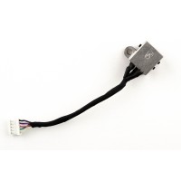Разъем питания для ноутбука Dell Latitude 3560 (7.4x5.0) с кабелем p/n: 450.05707.0011 Разъем питания для ноутбука Dell Latitude 3560 (7.4x5.0) с кабелем p/n: 450.05707.0011