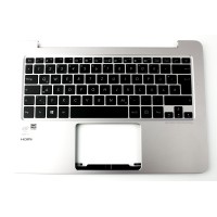 Клавиатура для Asus UX305FA TopCase English Серебро p/n: 90NB0AB5-R31ND0