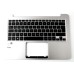 Клавиатура для Asus UX305FA TopCase English Серебро p/n: 90NB0AB5-R31ND0