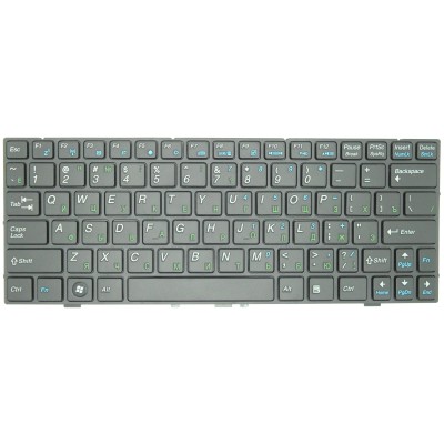 Клавиатура для ноутбука DNS 0127618 p/n: MP-08J63SU-528B, 0KN0-XC5RU02, MP-08J66B0-528B NK81PG02-00013T-00/A, 0KN0-XC1RU08, NK81PG02-00013T-00/A