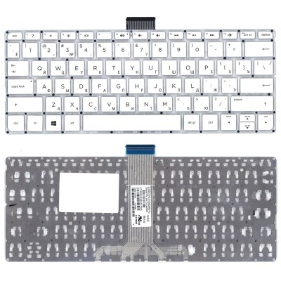 Клавиатура для HP Pavilion x360 11-K Белая p/n: HPM14K33SU-698 PK131U41A05