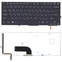 Клавиатура для ноутбука Sony VPC-SB черная с подсветкой p/n: 9Z.N6BBF.00R, 9Z.N6BLF.00R