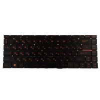 Клавиатура для ноутбука MSI GF63 красная с подсветкой p/n: NSK-FDDBN, 4B+NEV02.031-A01