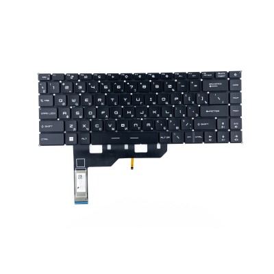 Клавиатура для ноутбука MSI Prestige 14 Evo с подсветкой p/n: AE09U018, NSK-FF0ABN