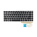 Клавиатура для HP 740 G5 Черная с серой рамкой p/n: V162726B1