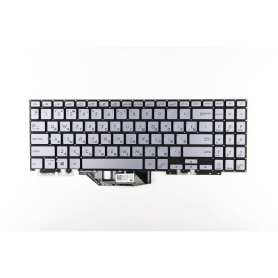 Клавиатура для Asus UX562F Серебро с подсветкой p/n: SN2582BL1SG 0KN1-752US16 0KNB0-563HUS00