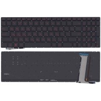 Клавиатура для ноутбука Asus GL752VWM Красная с подсветкой p/n: 90NB09Y1-R30200, 90NB09X1-R30200