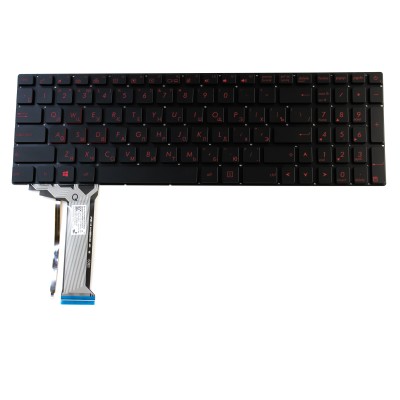 Клавиатура для ноутбука Asus GL752/Asus GL752V/Asus GL752VL/Asus GL752VW/Asus GL752VWM Красная с подсветкой p/n: 90NB09Y1-R30200, 90NB09X1-R30200 Клавиатура для ноутбука Asus GL752/Asus GL752V/Asus GL752VL/Asus GL752VW/Asus GL752VWM Красная с подсветкой p/n: 90NB09Y1-R30200, 90NB09X1-R30200