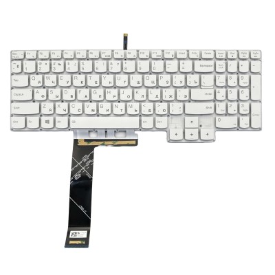 Клавиатура для ноутбука Lenovo IdeaPad Gaming 3 15IAH7 Белая Клавиатура для ноутбука Lenovo IdeaPad Gaming 3 15IAH7 Белая