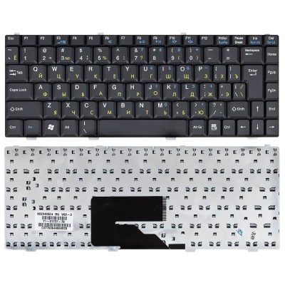 Клавиатура для ноутбука Fujitsu-Siemens Amilo A1310G черная p/n: K022405E1, K022422E2, S11-00RU011-SA0, S11-00RU012-SA0