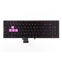 Клавиатура для Asus GL502VM с фиолетовой подсветкой p/n: 0KNB0-662UUS00, 0KN0-TD3US13