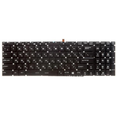 Клавиатура для ноутбука MSI GS65 c подсветкой ENG p/n: P-190107-2, 4H-NEV03.021