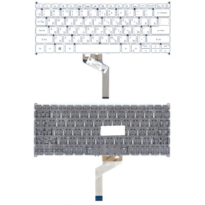 Клавиатура для Acer Swift 7 SF714-52T Белая