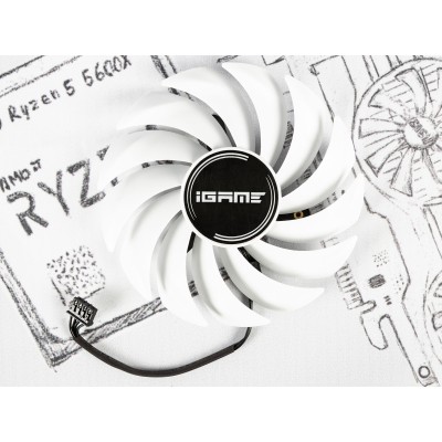 Вентилятор для видеокарты COLORFUL iGame RTX 3060 TI ⌀88мм | №1