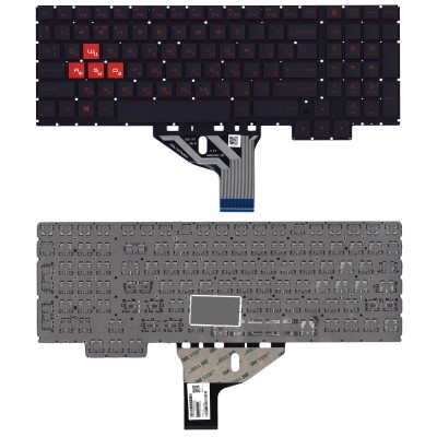 Клавиатура для ноутбука HP 15-ce с подсветкой p/n: 002L17K73LHB01, 17K7-FPC-A1