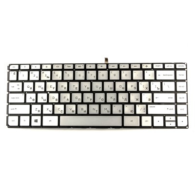 Клавиатура для HP 14-AB Серебро с подсветкой p/n: HR02-C 797212-001, NSK-CX0SW 01