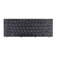 Клавиатура для ноутбука Lenovo B470 серая рамка p/n: MP-10A23US-686BW, 25207484