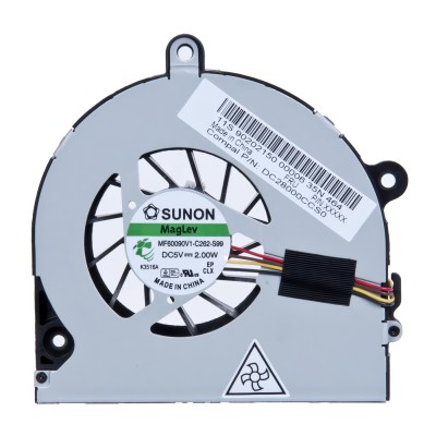 Вентилятор (Кулер) для ноутбука Toshiba P850 p/n: AB07505HX12BB00 (0QFK00), KSB06105HB-BJ2X