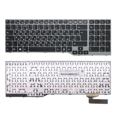 Клавиатура для ноутбука Fujitsu-Siemens LifeBook E556/Fujitsu-Siemens LifeBook E554/Fujitsu-Siemens LifeBook E557 p/n: MP-12S96D0JD85W