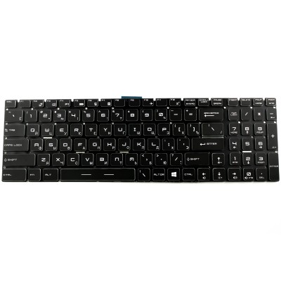 Клавиатура для ноутбука MSI GE73VR RGB Edition p/n: 9Z.NCXBN.10R, NSK-FB1BN 0R