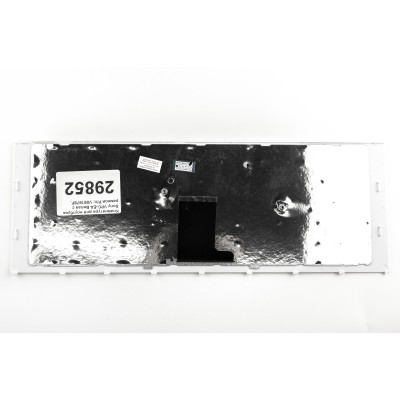 Клавиатура для ноутбука Sony VPC-EA Белая с рамкой p/n: V081678F, V081678FS1, 550102L13-203-G