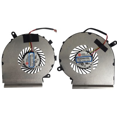 Вентилятор (Кулер) для ноутбука MSI GE62 right ORG p/n: PAAD06015SL N303, PAAD06015SL N318