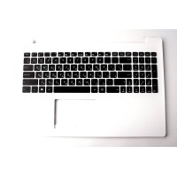 Клавиатура для ноутбука Asus X553MA TopCase Белая p/n: 90NB04X2-R31RU0