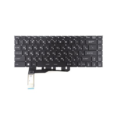 Клавиатура для MSI Creator 15 A10UET с подсветкой p/n: 9Z.NJ2BN.A1D, AE09U010