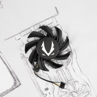 Вентилятор для видеокарты Zotac 1660Ti Twin ⌀65мм | №1 Вентилятор для видеокарты Zotac 1660Ti Twin ⌀65мм | №1