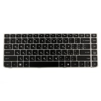 Клавиатура для HP Probook 4330S Черная c серой рамкой p/n: NSK-CB0SV, 9Z.N6LSV.00R