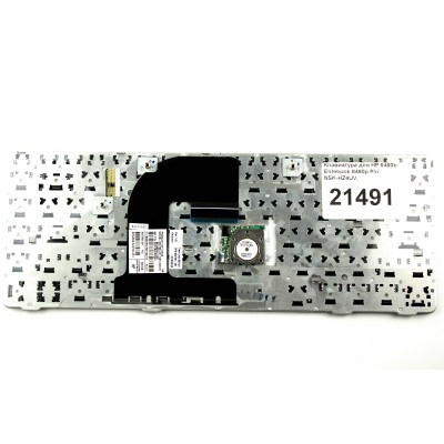 Клавиатура для ноутбука HP EliteBook 6460b черная рамка p/n: NSK-HZ4UV, 9Z.N6RSV.10R, 9Z.N6RSV.20R