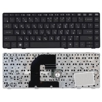 Клавиатура для ноутбука HP EliteBook 6460b черная рамка p/n: NSK-HZ4UV, 9Z.N6RSV.10R, 9Z.N6RSV.20R