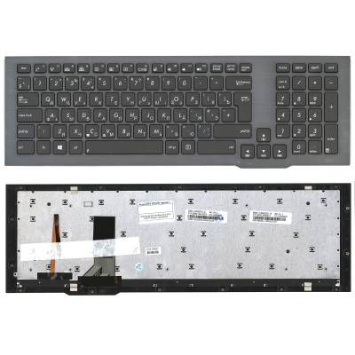 Клавиатура для Asus G75 p/n: V126262BS1, 0KNB0-9410RU00