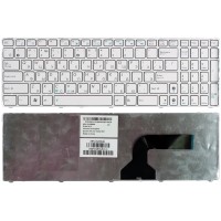Клавиатура для Asus G73 Белая p/n: KJ3, NSK-UGC0R, NSK-UG60R