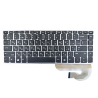 Клавиатура для HP 745 G6 Cерая рамка p/n: L14379-251 2B-AB616I600 6037B0138722