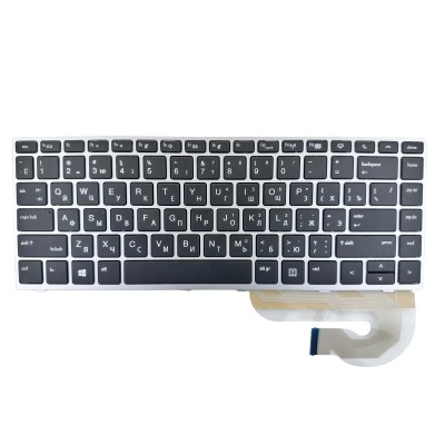 Клавиатура для HP 745 G6 Cерая рамка p/n: L14379-251 2B-AB616I600 6037B0138722