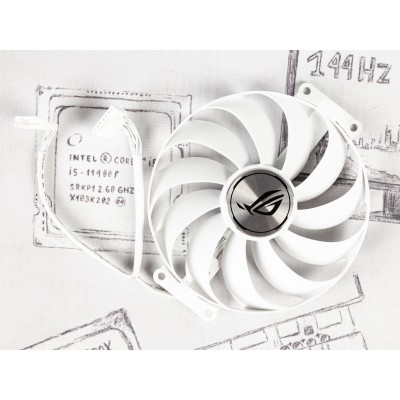 Вентилятор для видеокарты Asus ROG Strix White RTX 3070/Asus ROG Strix White RTX 3080 Ti/Asus ROG Strix White RTX 3090 ⌀95мм | №3