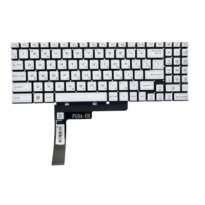 Клавиатура для ноутбука MSI Sword 15 GF66 Белая