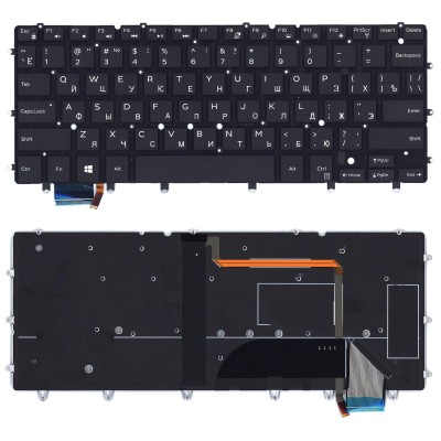 Клавиатура для ноутбука Dell XPS 13 9350 p/n: 0DKDXH, NSK-LS0BW 01, 9ZNBNLDA0115CP0C3MVB