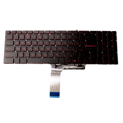 Клавиатура для MSI GE62 с красной подсветкой p/n: V143422GK1, S1N-3ERU2U1-SA0