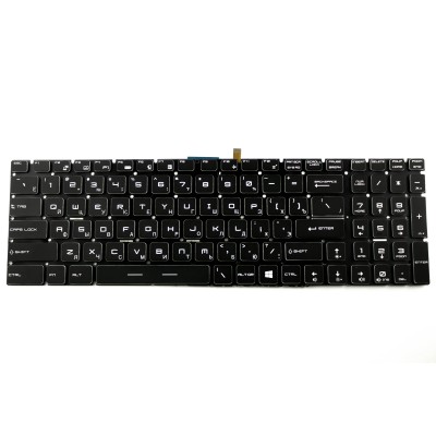 Клавиатура для MSI GE62VR RGB подсветка p/n: V143422AK, 09JM0030