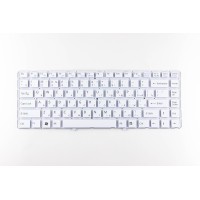 Клавиатура для ноутбука Sony VPC-EG белая без рамки p/n: NSK-SF1SW 0R 9Z.N7ASW.00R, 148969711