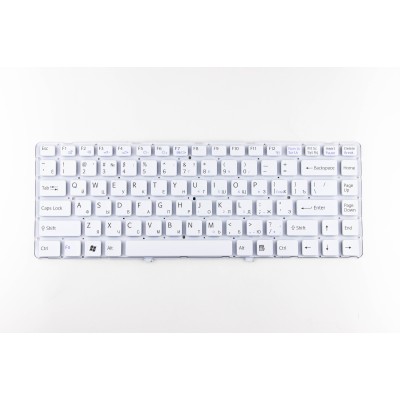 Клавиатура для ноутбука Sony VPC-EG белая без рамки p/n: NSK-SF1SW 0R 9Z.N7ASW.00R, 148969711