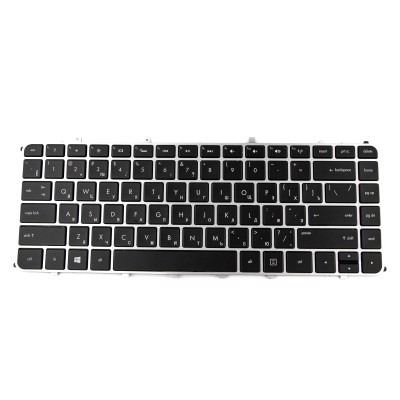Клавиатура для HP Envy 4-1000 серая рамка p/n: 698679-001, 698679-251 V135002BS2, PK130T52B00