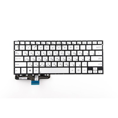 Клавиатура для Asus UX301L Серебро без подсветки p/n: 0KN0-QD1RU13, 0KNB0-362ARU00, NSK-UQ80R