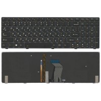 Клавиатура для ноутбука Lenovo IdeaPad Y580A c подсветкой p/n: 25-207343, 25207343, T4B8-RU, NSK-B55BC 0R