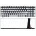 Клавиатура для Asus N750J Сеpебро с подсветкой p/n: NSK-UPN0R 9Z.N8BBU.L0R, 0KN0-N43RU13