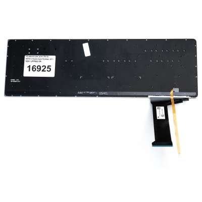 Клавиатура для ноутбука Asus N751J Красные буквы p/n: NSK-UPPBQ 0R, AEBK3700010, 9Z.N8BBQ.P0R, 0KNB0-662BRU00
